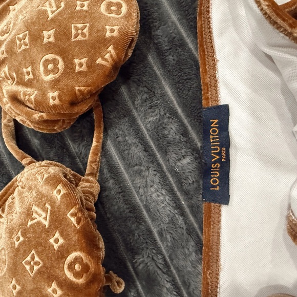 NEW Brown Monogram Bikini Set - Picture 3 of 3